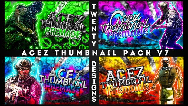Thumbnail Pack V7 - Soldier Pop-Outs
