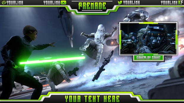 Stream Overlay Pack V2 - Twitch/Streaming Template PSD