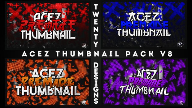 Thumbnail Pack V8 - Standard Text Edition