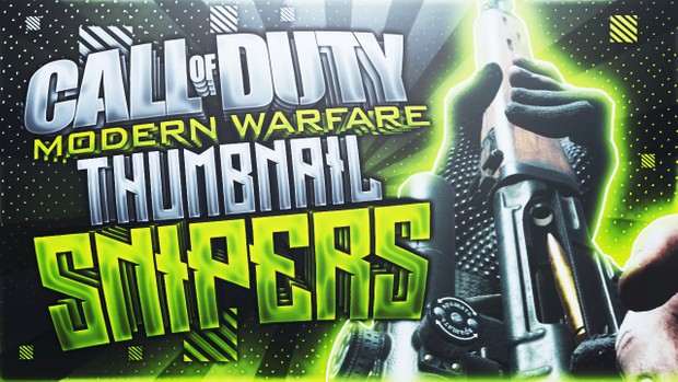 Modern Warfare Remastered - Thumbnail Template Pack V6 - Photoshop Template