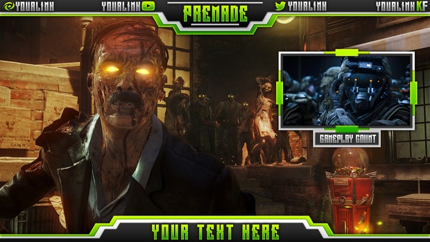 Stream Overlay Pack V2 - Twitch/Streaming Template PSD