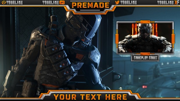 Stream Overlay Template Pack V2 - BO3 Edition