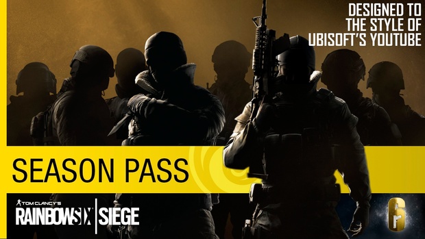 Tom Clancy's Rainbow Six Siege - Ubisoft themed YouTube Thumbnail Template