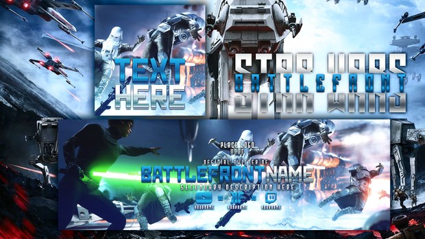 Star Wars Battlefront - Ultimate Twitter Revamp Pack - 8 Design in 1 Free Pack
