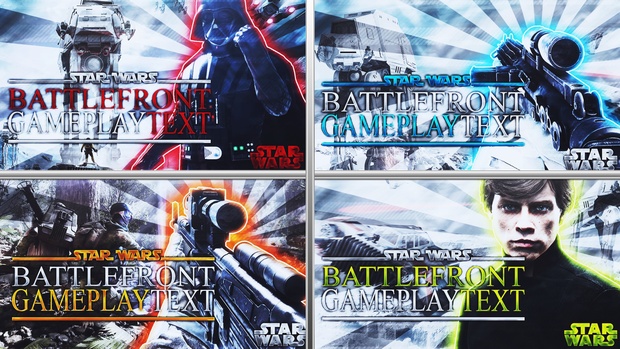 Star Wars Battlefront Ultimate Thumbnail Template V1