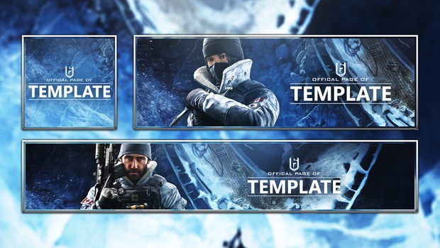 Rainbow Six Siege - Black Ice DLC - Revamp Template - Photoshop