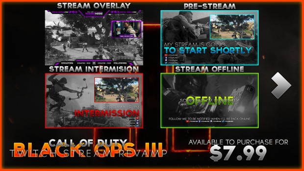 Black Ops III - Ultimate Revamp Pack - 15 Graphic Design Templates