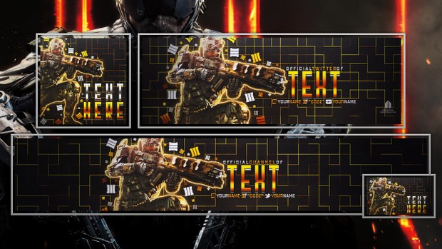 Black Ops III - Prophet Revamp Pack + Thumbnail Template