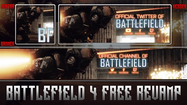 Battlefield 4 Social Media Revamp Pack