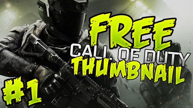 Infinite Warfare - FREE Thumbnail Template Pack - Photoshop