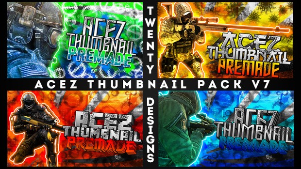 Thumbnail Pack V7 - Soldier Pop-Outs