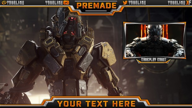 Stream Overlay Template Pack V2 - BO3 Edition