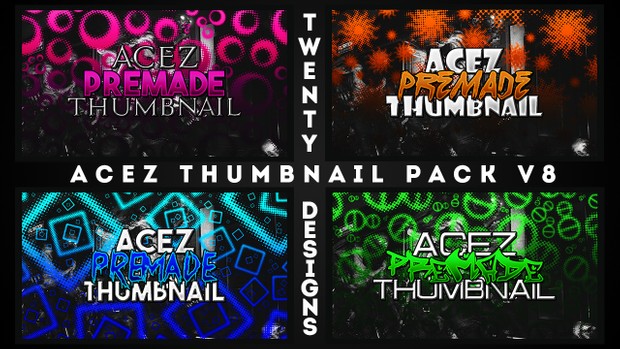 Thumbnail Pack V8 - Standard Text Edition