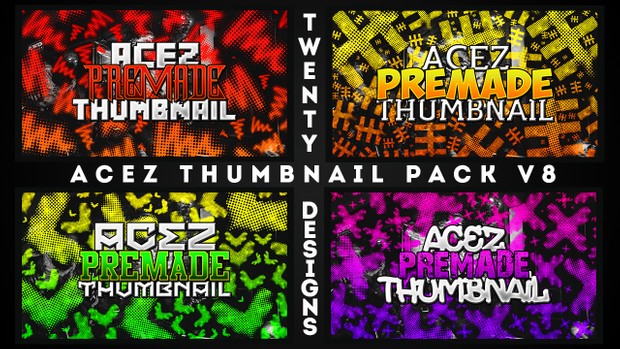 Thumbnail Pack V8 - Standard Text Edition
