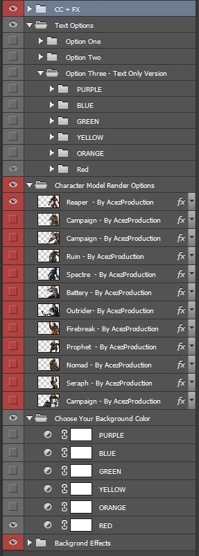 Black Ops 3 Thumbnail Template Pack V1 - Character Edition