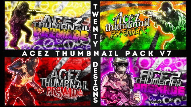 Thumbnail Pack V7 - Soldier Pop-Outs