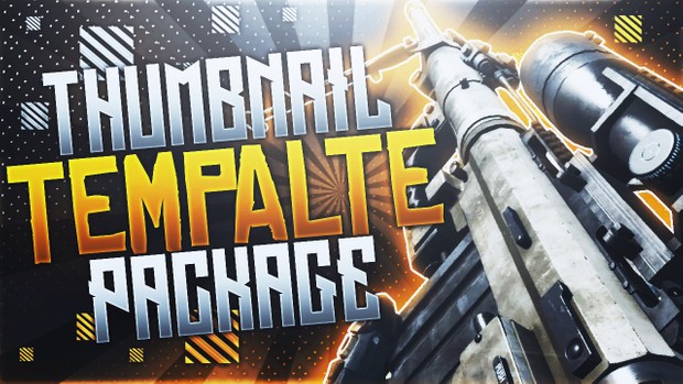 Infinite Warfare - Thumbnail Template Pack V5 - Photoshop Template