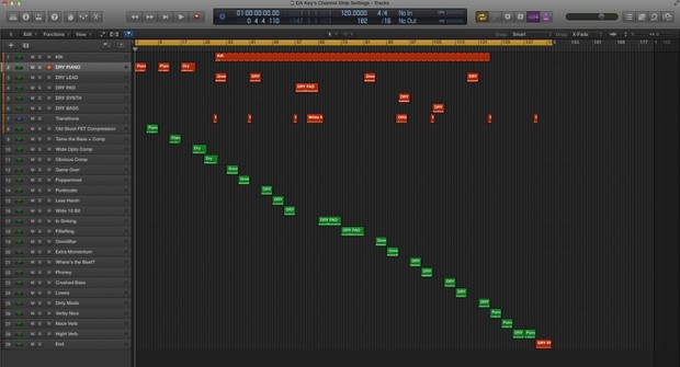 DA Channel Strip Settings