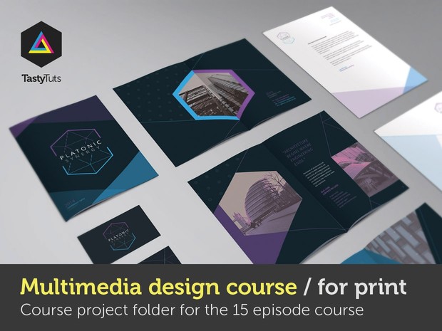 Multimedia design course for print - Course project folder