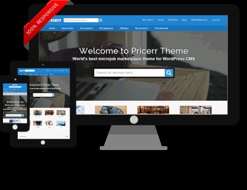Get WordPress Pricerr Theme v4.1 (Fiverr-clone)