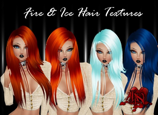 Fire & Ice Hair Textures