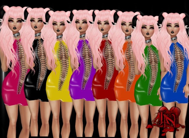 PVC Dresses (8 Colors)