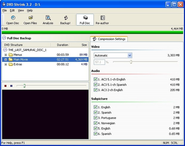 DVDShrink 3.2