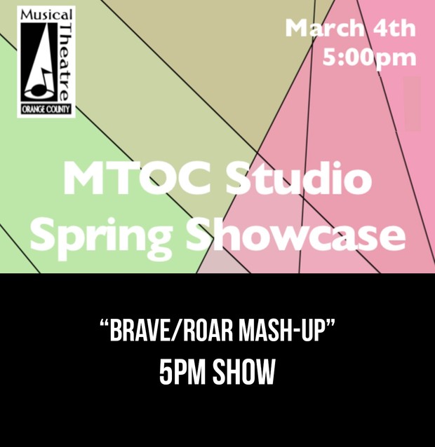 “Brave/Roar Mash-Up” 5PM performance