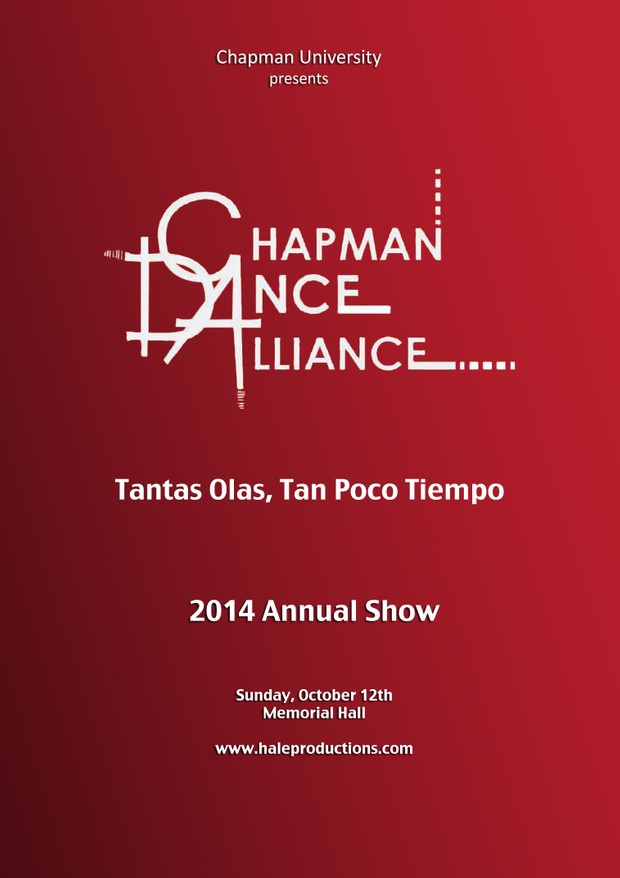 Chapman Dance Alliance 2014 - 18 - Tantas Olas, Tan Poco Tiempo