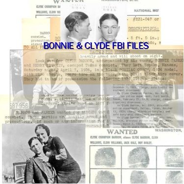 Bonnie & Clyde and the Barrow Gang FBI Files and Court Documents = Download