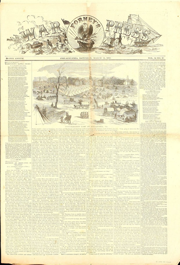 Civil War: Forney's War Press Newspaper 1863