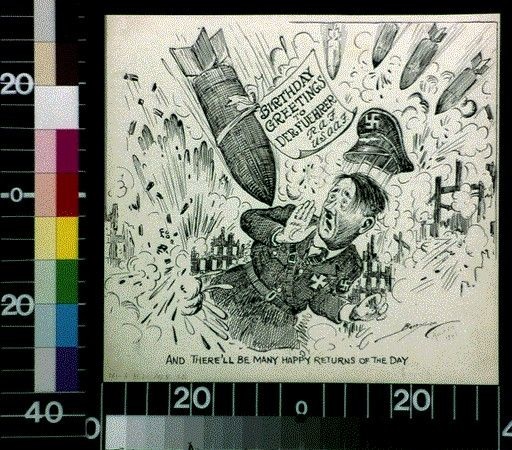 World War II Clifford Berryman Political Cartoons