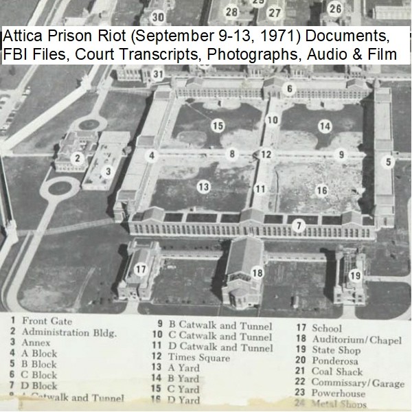 Attica Prison Riot Documents, FBI Files, Court & Heari ...