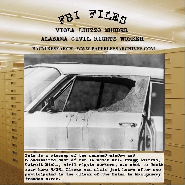 Viola Liuzzo Murder Alabama KKK FBI Files Presiden