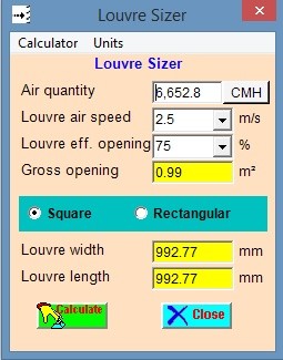 Kitchen Exhaust Calculation