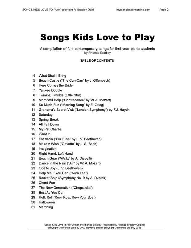 Songs Kids Love to Play
