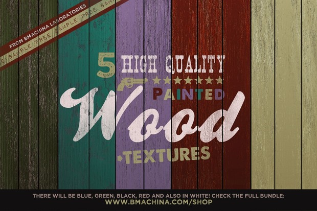 Painted Wood Textures (Sample)