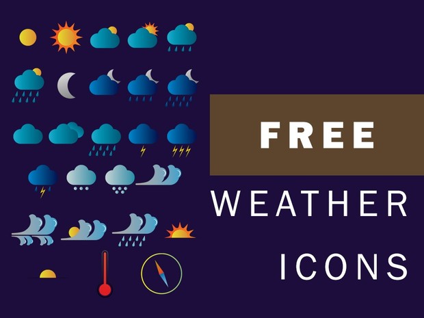 FREE WEATHER ICONS | BY ATT