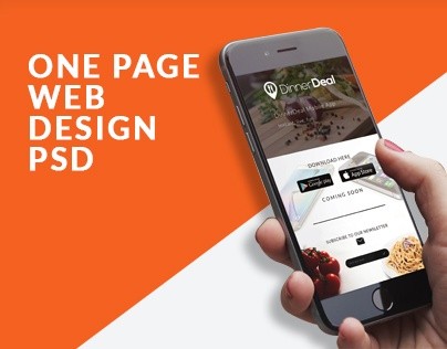 One Page Website Design Template | By ATT
