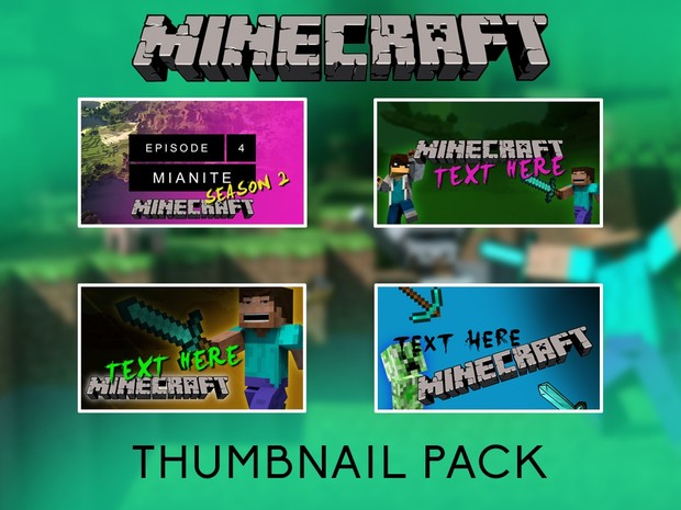 Minecraft Thumbnail Pack