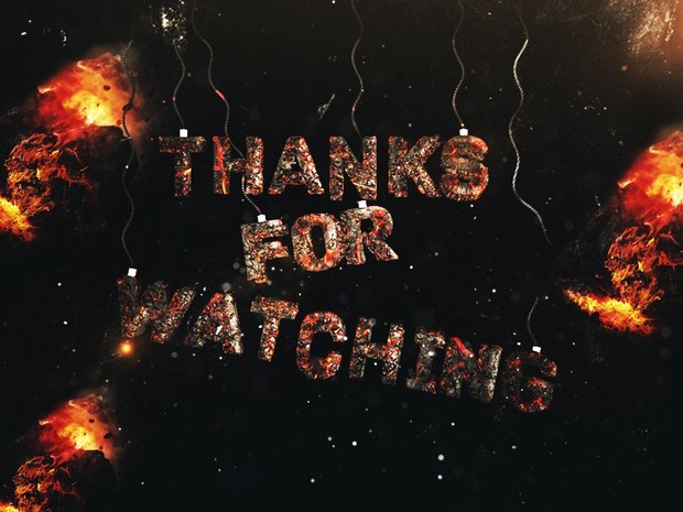 Thanks For Watching 3D Image for Video Outro | Free