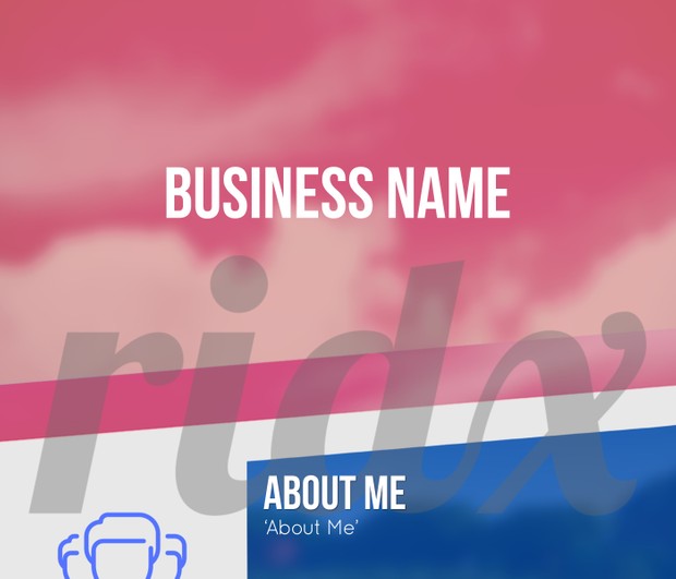 thread design template sway red blue
