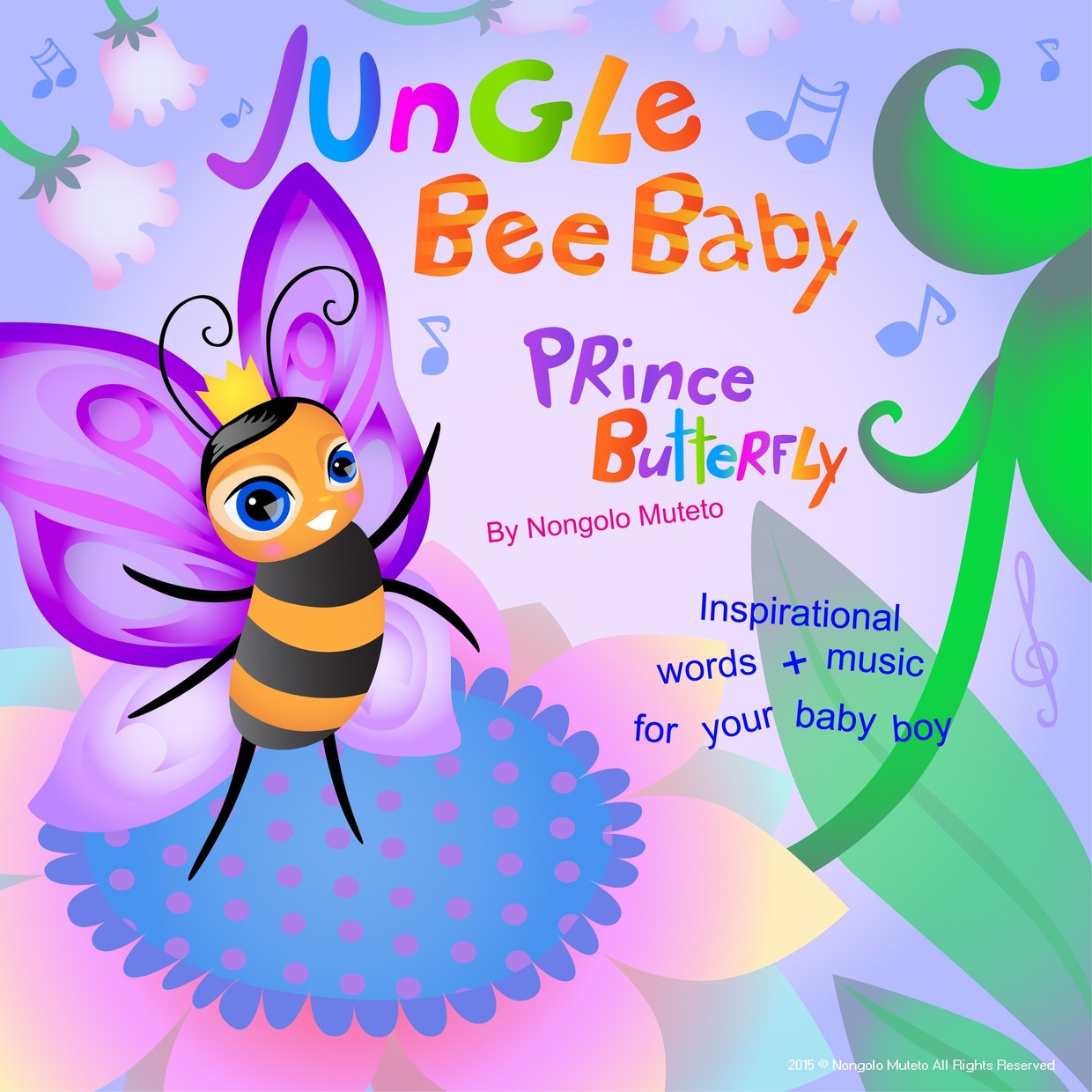 Prince Butterfly baby boy lullabies by nongolo Muteto nongolo muteto™