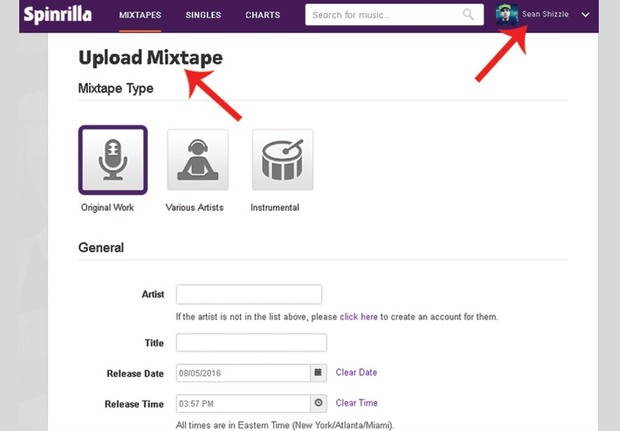 Spinrilla Uploads
