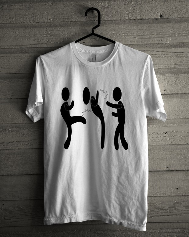 T-shirt Design 'Fight For Fun'