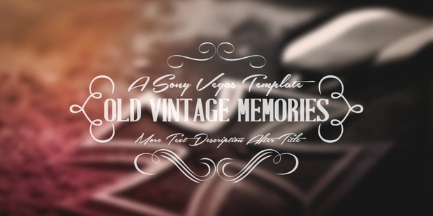 Old Vintage Memories - Sony Vegas Pro Template