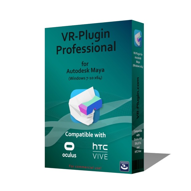VR-Plugin Professional - for Autodesk Maya™ 2014-2018 (Win 7-10 x64) - annual license
