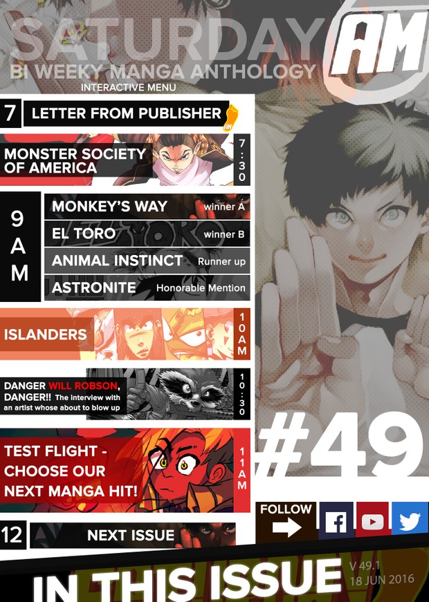 Saturday AM #49 (a PILOT Manga VS. Issue)