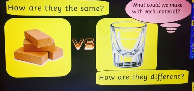 What is it made of? Materials weekly planning slides