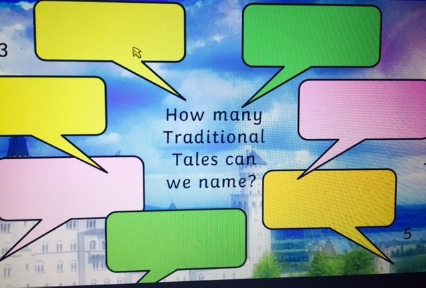 Traditional Tales Week of ACTIVINPSIRE PRIMARY FLIPCHART SLIDES